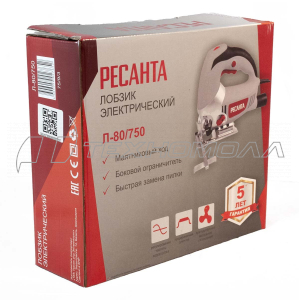 Эл. лобзик РЕСАНТА Л-80/750