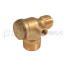 Клапан обратный- тройник 3/4"М 1/2"М FUBAG
