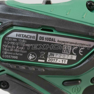 Ак. дрель HITACHI DS 10 DAL