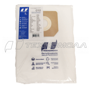 Мешки для пылесоса сменные синтетический ТЕХНОМОЛЛ 010