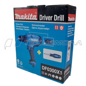 Эл. дрель Makita DF0300X1 (в подарок D-58833)