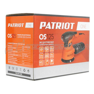 Эксцентриковая шлифмашина PATRIOT OS 125