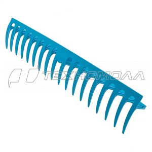 Грабли пластиковые, 565 мм, 18 прямых зубьев, усиленные, LUXE Palisad