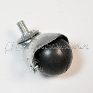 Колесо шарик оцинк 50мм поворот болт М10