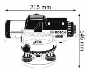 Оптический нивелир Bosch GOL 32D + поверка 061599409V