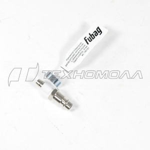 Переходник FUBAG рапид (штуцер)_елочка 8мм с обжимным кольцом 8х13мм