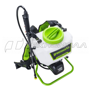 Опрыскиватель аккумуляторный Greenworks VT G40BPS, 40V, c 1хАКБ 2 Ач и ЗУ