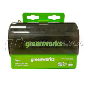 Набор фрез (5 шт.) для фрезера Greenworks
