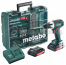 Аккумуляторный винтоверт Metabo BS 18 LT Set с набором оснастки 602102600