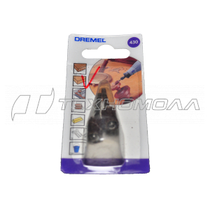 Наждачная трубка DREMEL 6,4 мм, P60 дер.мет.2 шт.