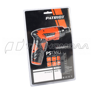 Аккумуляторная отвертка PATRIOT PS 136