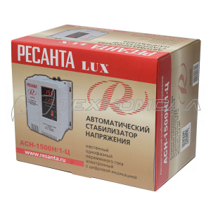 Стаб. напряжения РЕСАНТА АСН-1500 Н/1-Ц Lux Стаб. напряжения РЕСАНТА АСН-1500 Н/1-Ц Lux