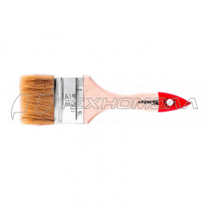 Кисть плоская "Стандарт" 2,5",нат.щетина,дер.рMATR