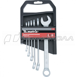 Набор ключей комбинированных, 6 - 17мм,6шт, Matrix
