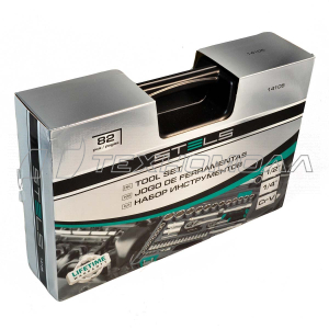 Набор инструментов STELS, 82 предм,1/2,1/4