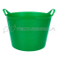 Ведро гибкое сверхпрочное, 14 л, зеленое, Россия// Сибртех
