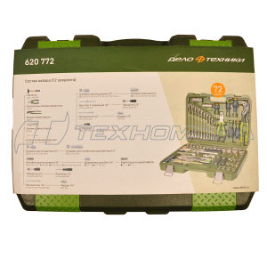 Набор инструментов Дело Техники 1/2", 1/4" 72 пр
