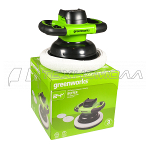 Аккумуляторная полировальная машина Greenworks G24BU10
