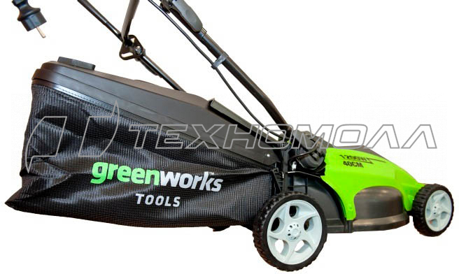 Электрическая газонокосилка GreenWorks GLM1240 25147