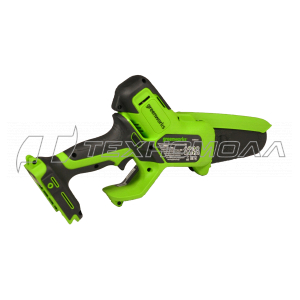 Аккумуляторная цепная мини пила GreenWorks G24MCS10