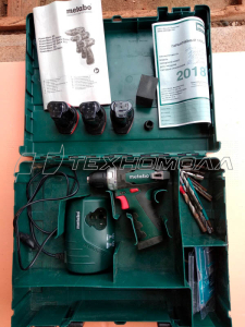 Аккумуляторный винтоверт Metabo PowerMaxx BS Basic Set 600080960