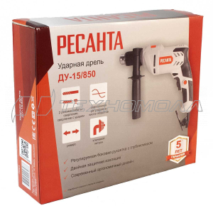 Эл. дрель РЕСАНТА ДУ-15/850