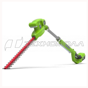 Аккумуляторный кусторез Greenworks G24PH51