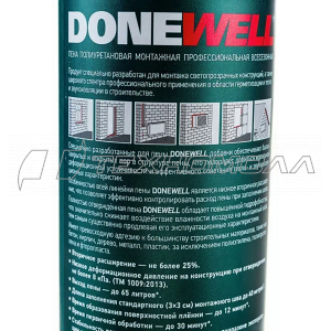 Пена монтажная DONEWELL 65 ПРОФИ 1000 МЛ/850 Г ВСЕСЕЗОННАЯ