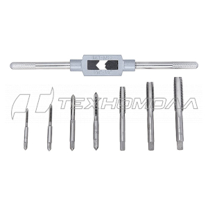 Набор метчиков М3-М12, 8 предметов Сибртех