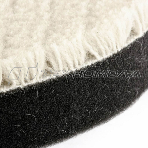 Насадка полировальная "под липучку", 125 мм, короткая плетеная шерстяная нить Matrix