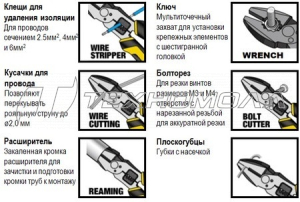 Универсальные плоскогубцы 6 в 1 Stanley FATMAX MULTIUSE FMHT0-75469
