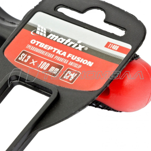 Отвертка MATRIX Fusion, SL3,0 х 100 мм, CrV,