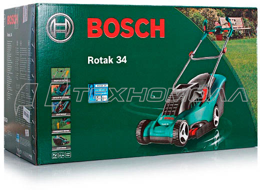 Электрическая газонокосилка Bosch ROTAK 34 0.600.882.000