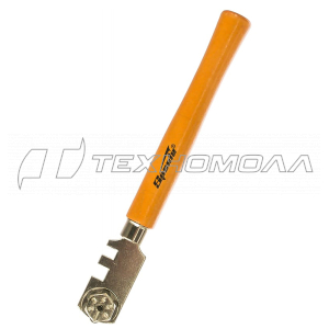 Стеклорез 6-роликовый с деревянной рукояткой Sparta