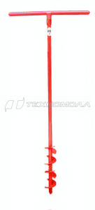 Бур почвенный МБ STANDART 77 мм 4-х шнеков ручной