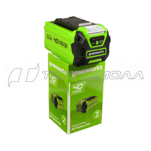 Аккумулятор Greenworks G40B2, 40V, 2 А.