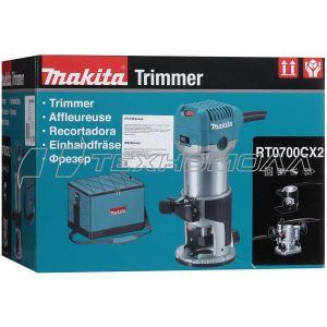 Фрезер кромочный Makita RT 0700CX2 710 Вт Фрезер кромочный Makita RT 0700CX2 710 Вт