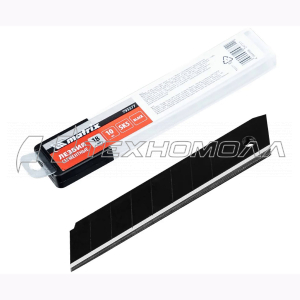 Лезвия, 18 мм, сталь SK5, black, 10 шт // Matrix