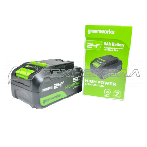 Аккумулятор Greenworks 24В 5А*ч G24HP5