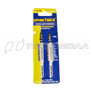 Пилки д/лобзиков ПРАКТИКА T127 D 2 шт