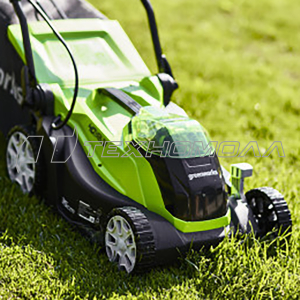 Аккумуляторная газонокосилка Greenworks G40LM35