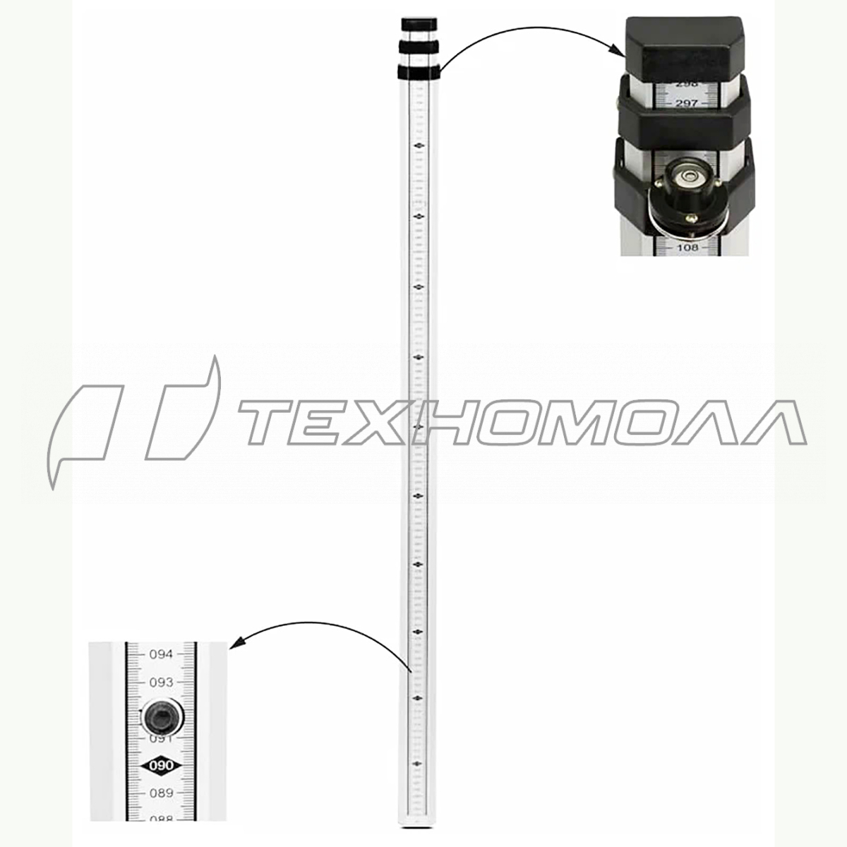 Рейка телескопическая АМО S5 (5м)