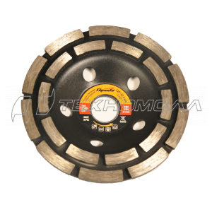 Чашка алм. 125 мм, двухрядная Sparta