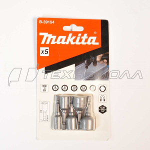 Набор магнитных головок 6мм 8, 10, 12, 13мм Makita