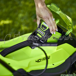 Аккумуляторная газонокосилка Greenworks G40LM35