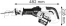 Аккумуляторная сабельная пила Bosch 18 В GSA 18V-32 0.601.6A8.107